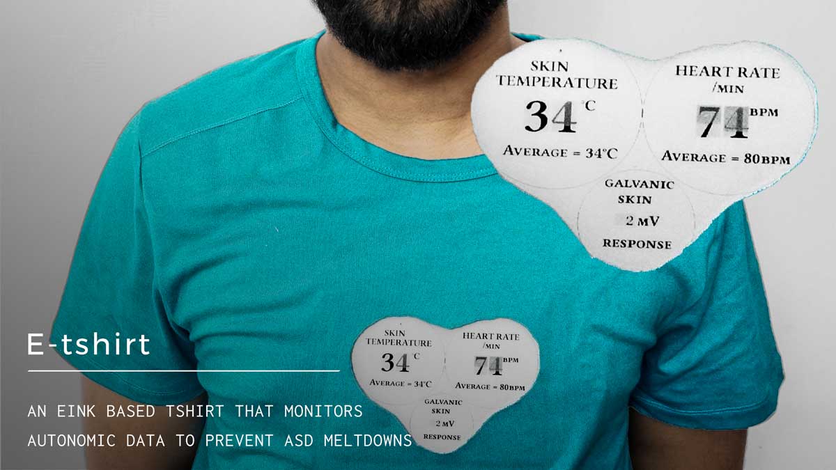 E-tshirt eink shirt