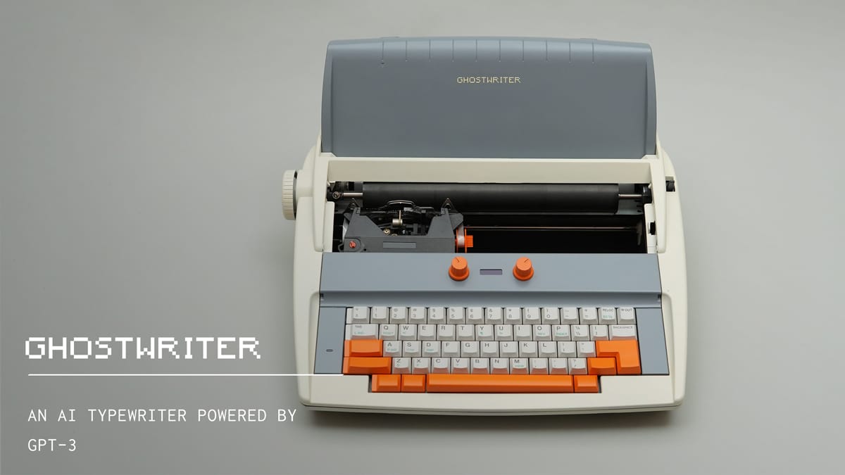 Ghostwriter AI typewriter